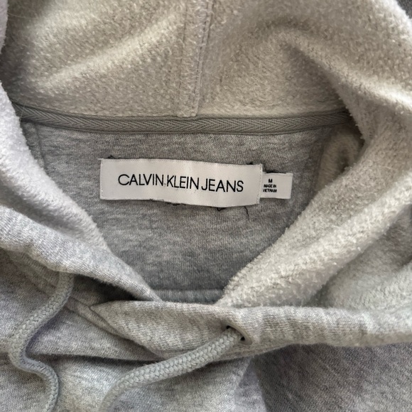Calvin Klein Light Gray Hoodie for Men - Picture 3 of 3